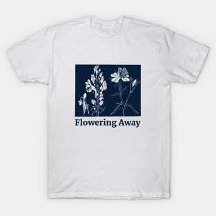 Flowering Flower Minimalist Vintage Art Established T-Shirt